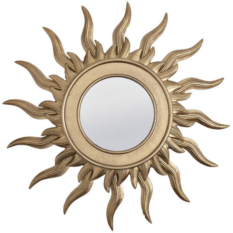 Зеркало настенное Bright sun Золотой Зеркало Зеркало настенное Bright sun Золотой Зеркало в Челябинске | Loft Concept