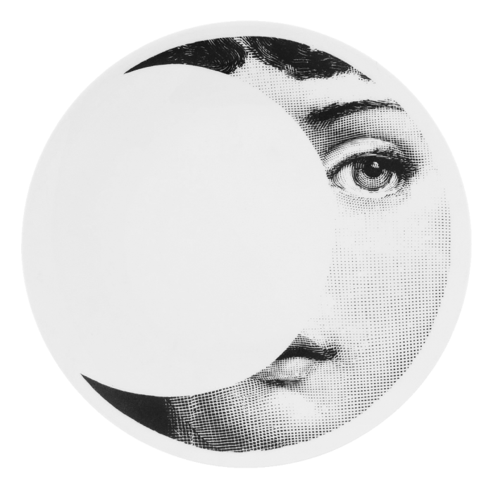 Декоративная тарелка Fornasetti 039 Черный Декоративная тарелка Fornasetti 039 Черный в Челябинске | Loft Concept