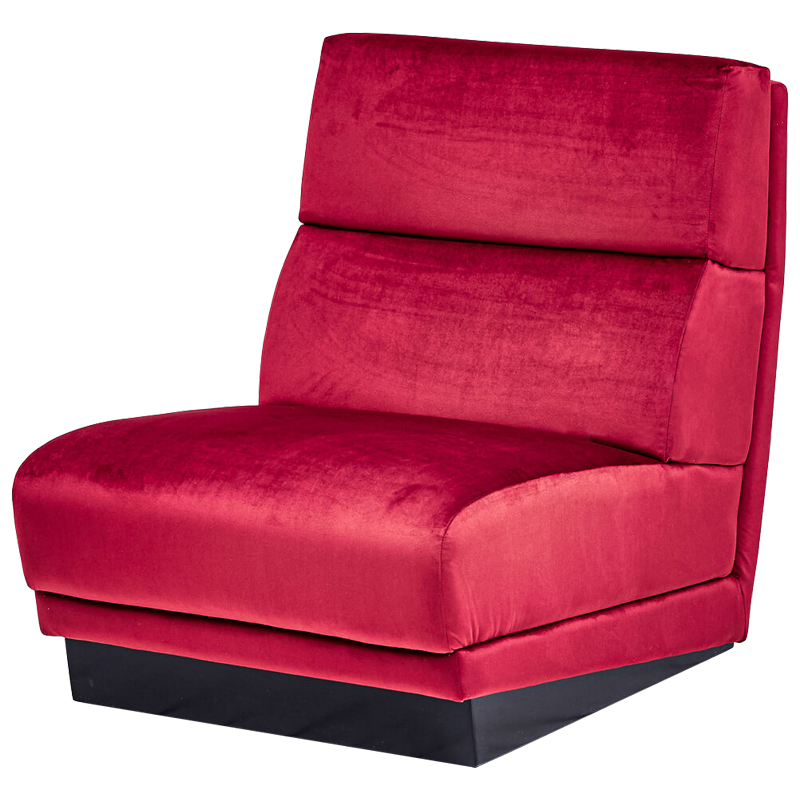 Кресло Berkeley Chair Crimson Малиновый (Crimson) Черный Кресло Berkeley Chair Crimson Малиновый (Crimson) Черный в Челябинске | Loft Concept