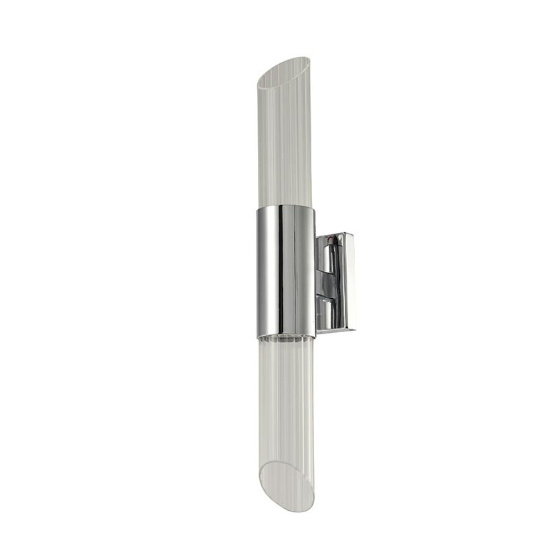 Бра Glass Rod Light chrome Хром Прозрачное Стекло в Челябинске | Loft Concept 