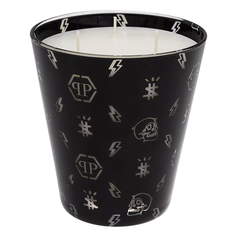 Свеча Philipp Plein Candle Monogram M Черный Белый Свеча Philipp Plein Candle Monogram M Черный Белый в Челябинске | Loft Concept