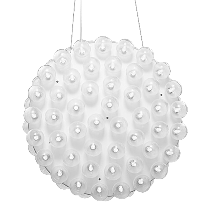 Люстра Gabrielle Circle Chandeliers Белый Прозрачный Люстра Gabrielle Circle Chandeliers Белый Прозрачный в Челябинске | Loft Concept