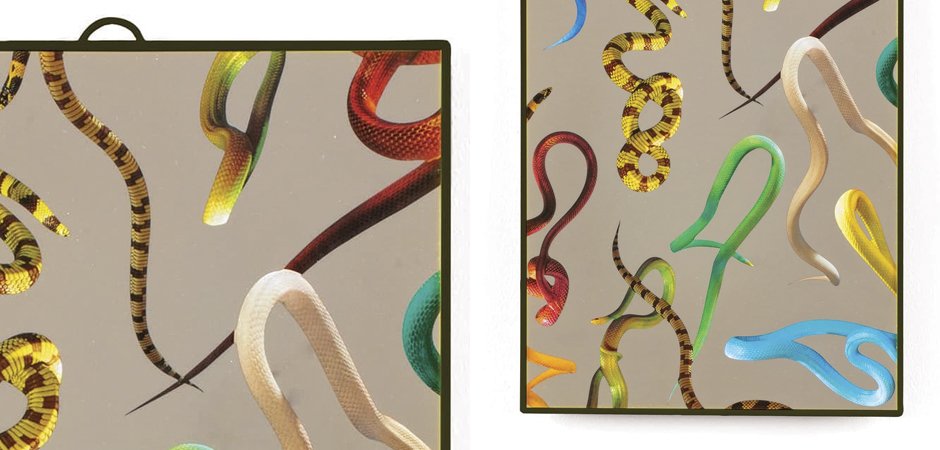 Зеркало Seletti Mirror Medium Snakes Зеркало Seletti Mirror Medium Snakes - Loft-Concept в Челябинске