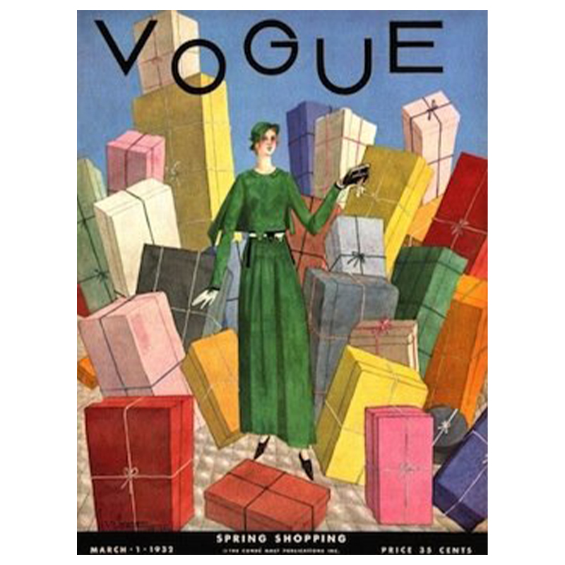 Постер Vogue Cover 1932 March Постер Vogue Cover 1932 March в Челябинске | Loft Concept