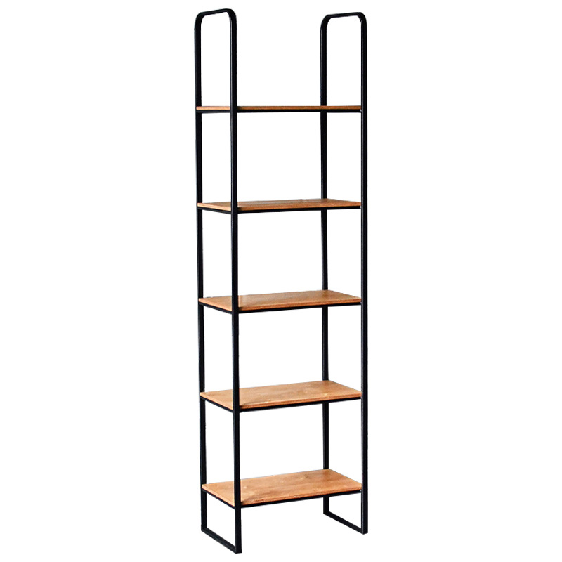 Стеллаж Buster Industrial Metal Rust Rack Древесина Черный Стеллаж Buster Industrial Metal Rust Rack Древесина Черный в Челябинске | Loft Concept