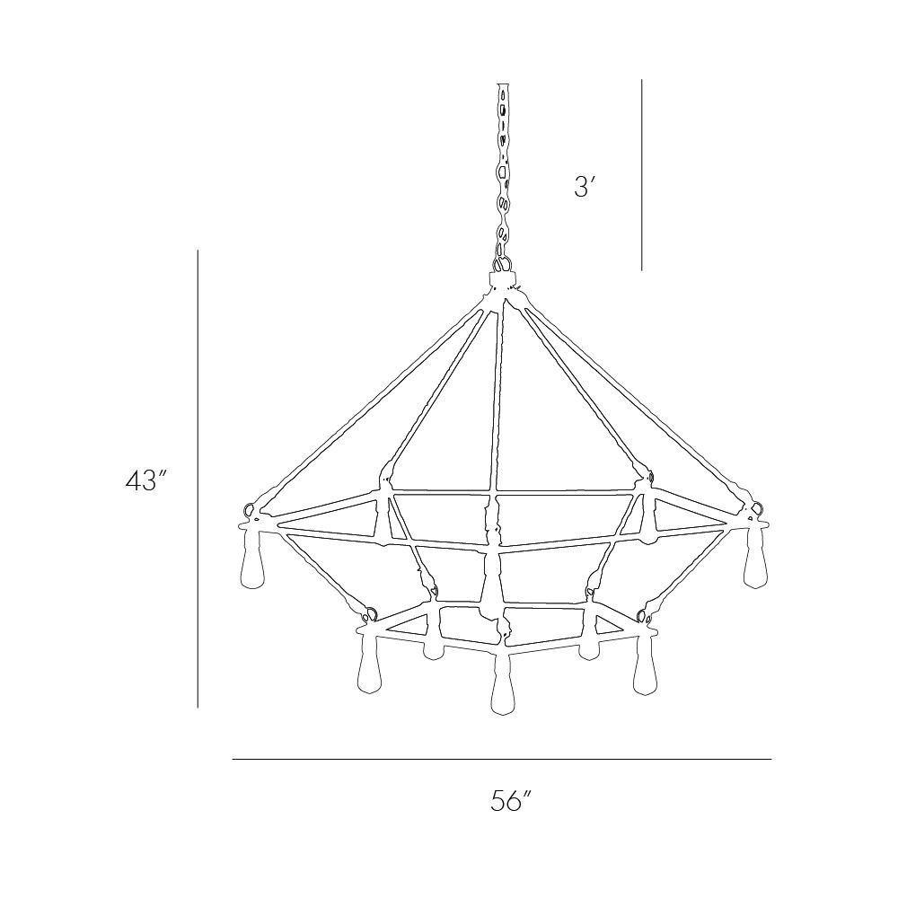 Люстра Arteriors MCINTYRE TWO TIERED CHANDELIER в Челябинске