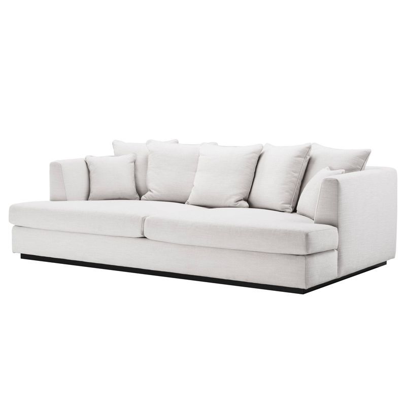 Диван Eichholtz Sofa Taylor Lounge Белый Черный Диван Eichholtz Sofa Taylor Lounge Белый Черный в Челябинске | Loft Concept