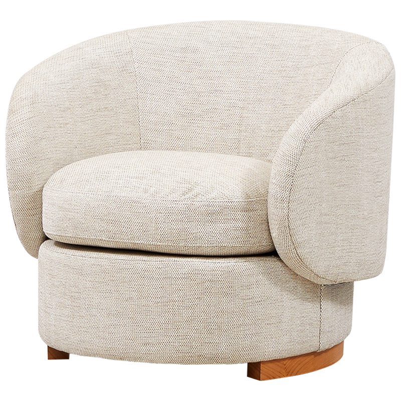 Кресло Toby Beige Armchair Бежевый Древесина Кресло Toby Beige Armchair Бежевый Древесина в Челябинске | Loft Concept
