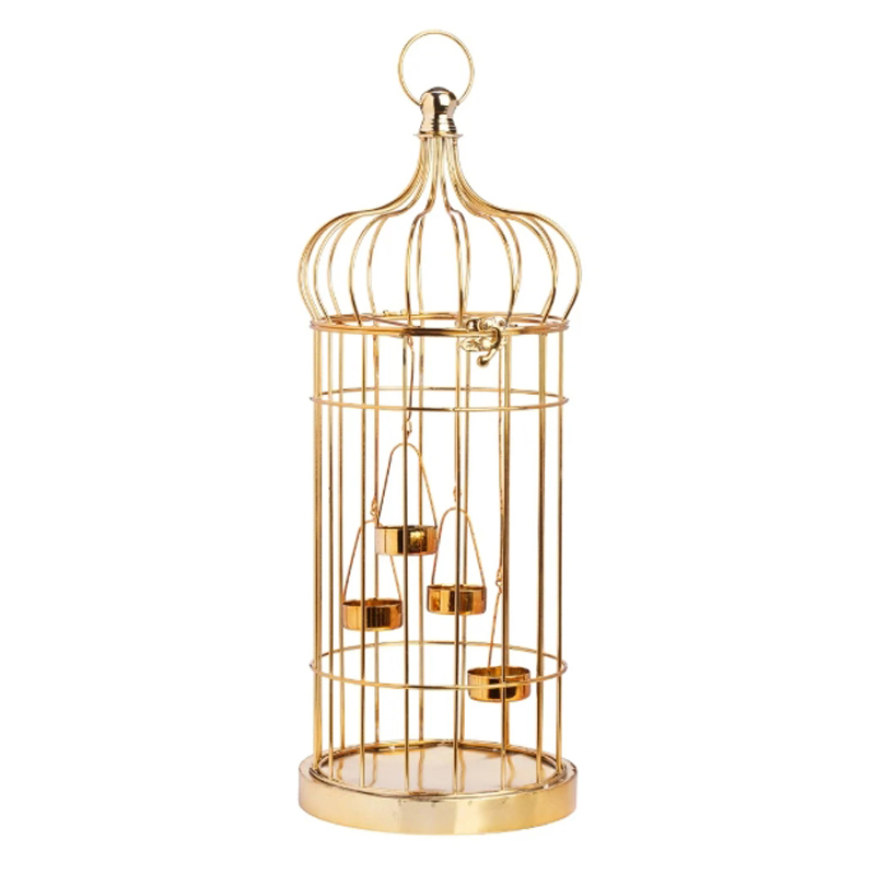 Подсвечник Cage Золотой Подсвечник Cage Золотой в Челябинске | Loft Concept