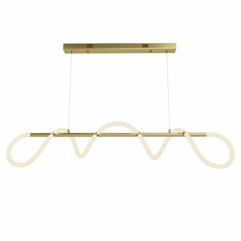 Люстра Luke Lampco Tracer Chandelier Gold Line Белый Золотой Люстра Luke Lampco Tracer Chandelier Gold Line Белый Золотой в Челябинске | Loft Concept
