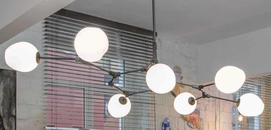 Люстра Сrumpled Bubble White Glass Люстра Сrumpled Bubble White Glass - Loft-Concept в Челябинске