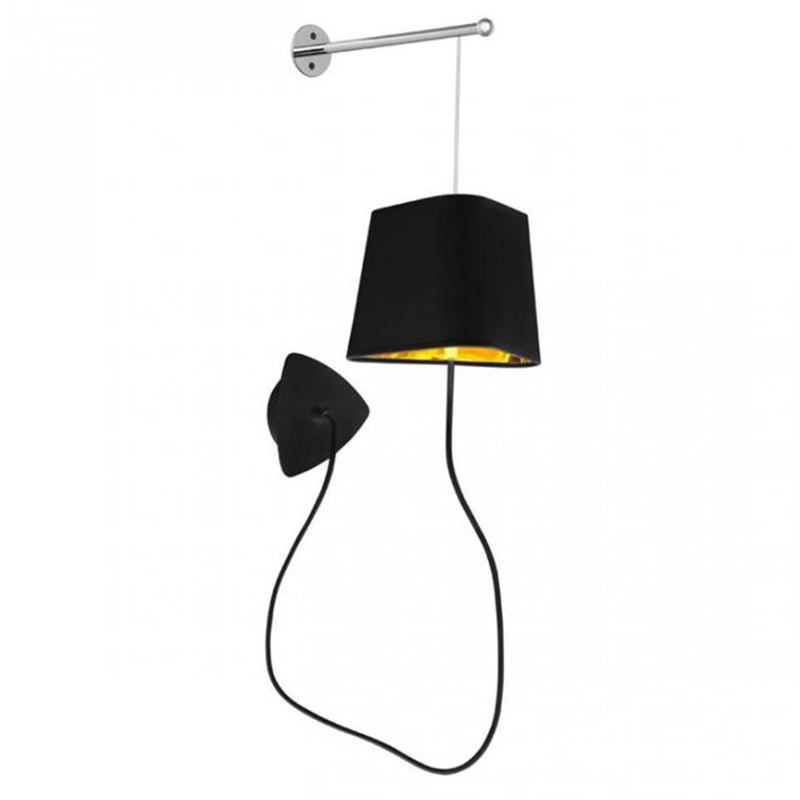 Бра Designheure Lighting Black Wall Lamp Золотой Черный Бра Designheure Lighting Black Wall Lamp Золотой Черный в Челябинске | Loft Concept