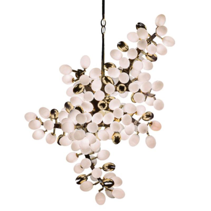 Люстра дизайнерска Valiant Chandelier Vertical Barlas Baylar Бронза Белый Люстра дизайнерска Valiant Chandelier Vertical Barlas Baylar Бронза Белый в Челябинске | Loft Concept