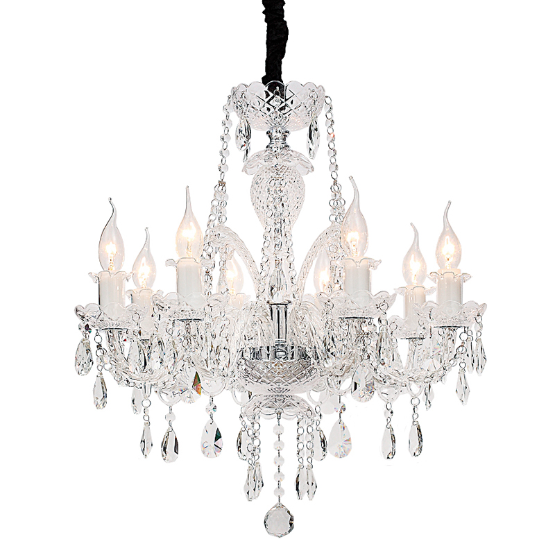 Люстра Markel Chandelier 57 Хром Прозрачный Люстра Markel Chandelier 57 Хром Прозрачный в Челябинске | Loft Concept