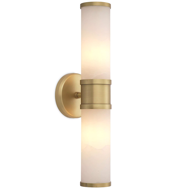 Бра Eichholtz Wall Lamp Claridges Double Латунь Бежевый Бра Eichholtz Wall Lamp Claridges Double Латунь Бежевый в Челябинске | Loft Concept