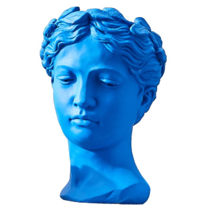Ваза Female Bust Синий Ваза Female Bust Синий в Челябинске | Loft Concept