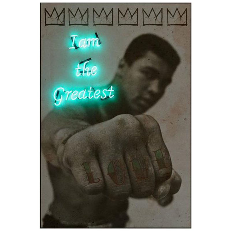 Неоновый постер Muhammad Ali Мульти Неоновый постер Muhammad Ali Мульти в Челябинске | Loft Concept