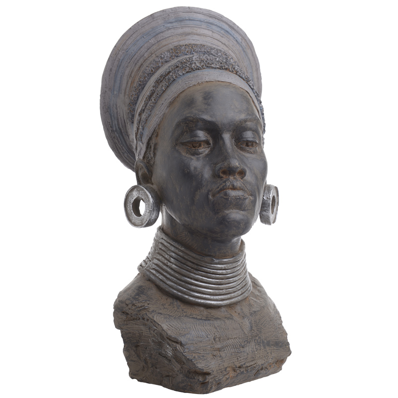 Статуэтка African Woman #2 Бежево-серый Статуэтка African Woman #2 Бежево-серый в Челябинске | Loft Concept