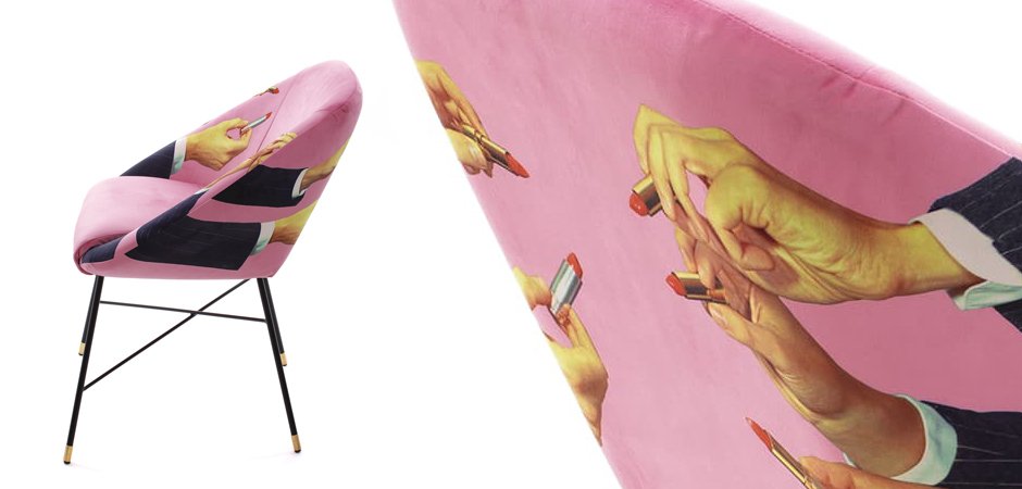 Кресло Seletti Padded Chair Lipsticks Pink Кресло Seletti Padded Chair Lipsticks Pink - Loft-Concept в Челябинске