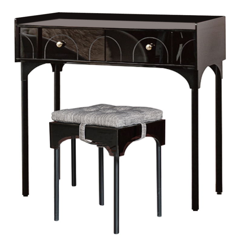 Трельяж из акрила Acrylic Dressing Table Черный Серый Трельяж из акрила Acrylic Dressing Table Черный Серый в Челябинске | Loft Concept