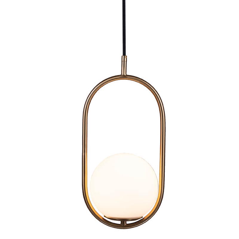 Подвесной светильник B.LUX C Ball oval copper Белый Медь Подвесной светильник B.LUX C Ball oval copper Белый Медь в Челябинске | Loft Concept