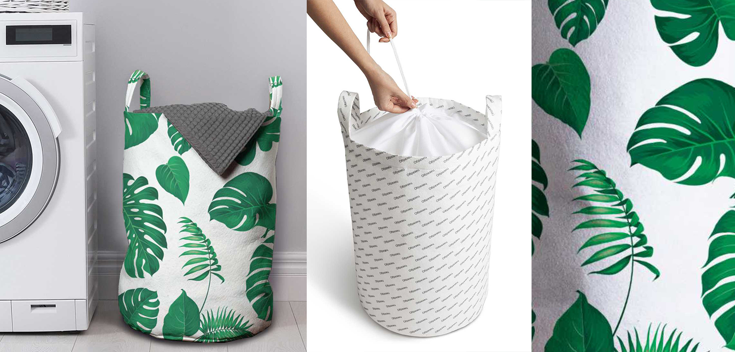 Корзина Tropical Pattern Basket - фото