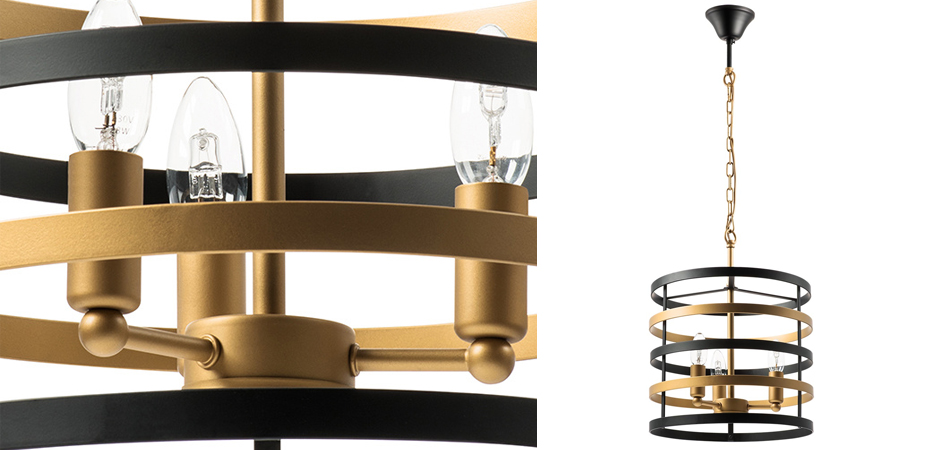 Люстра Gold Stripes Chandelier 3 Люстра Gold Stripes Chandelier 3 - Loft-Concept в Челябинске