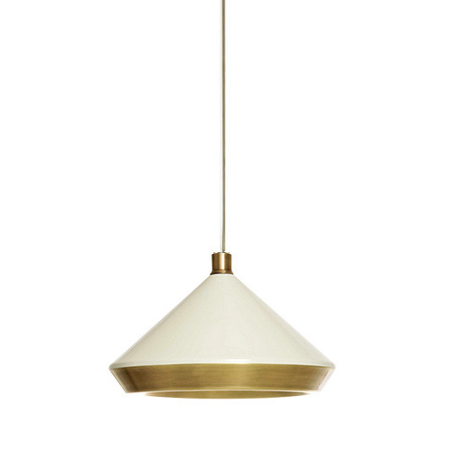 Подвесной светильник Bert Frank SHEAR Pendant белый Белый Золотой Подвесной светильник Bert Frank SHEAR Pendant белый Белый Золотой в Челябинске | Loft Concept