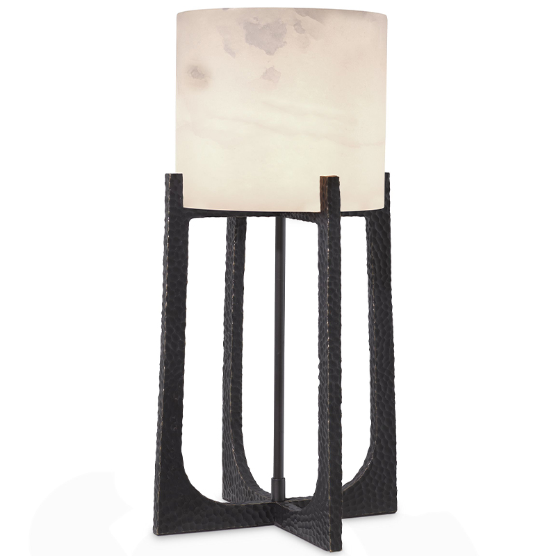Настольная лампа Eichholtz Table Lamp Frazer S Белый Черный Темная бронза Настольная лампа Eichholtz Table Lamp Frazer S Белый Черный Темная бронза в Челябинске | Loft Concept
