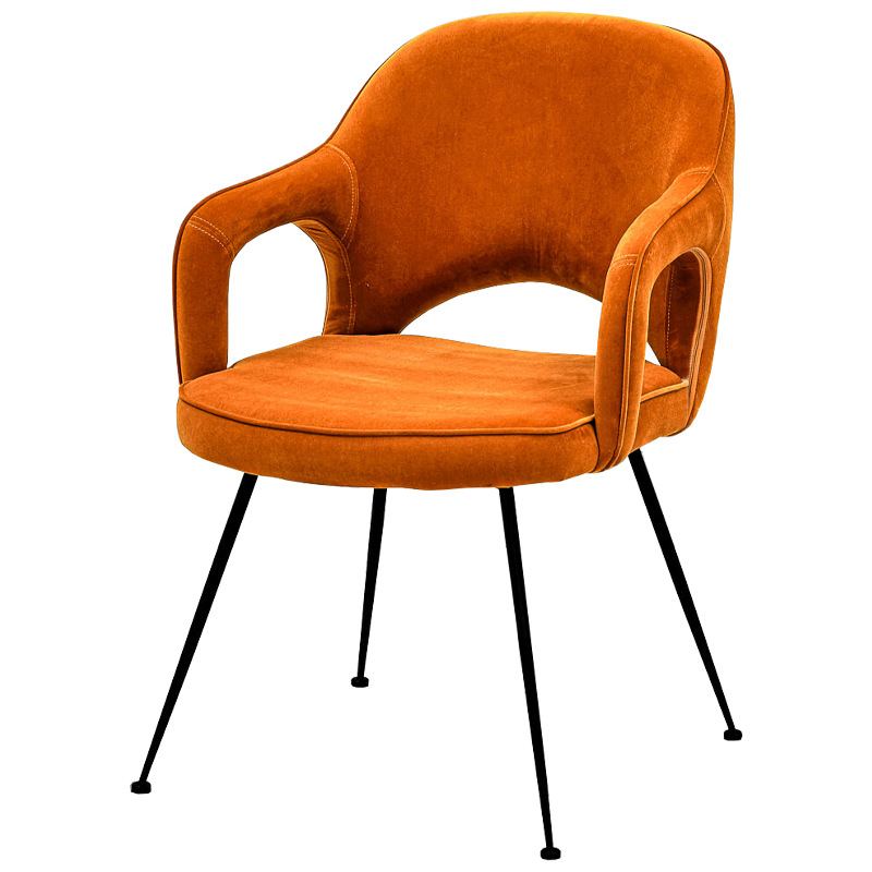 Стул Taube Stool Orange Оранжевый Черный Стул Taube Stool Orange Оранжевый Черный в Челябинске | Loft Concept