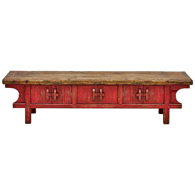 Тумба Chinoiserie TV stand Древесина Красный Тумба Chinoiserie TV stand Древесина Красный в Челябинске | Loft Concept