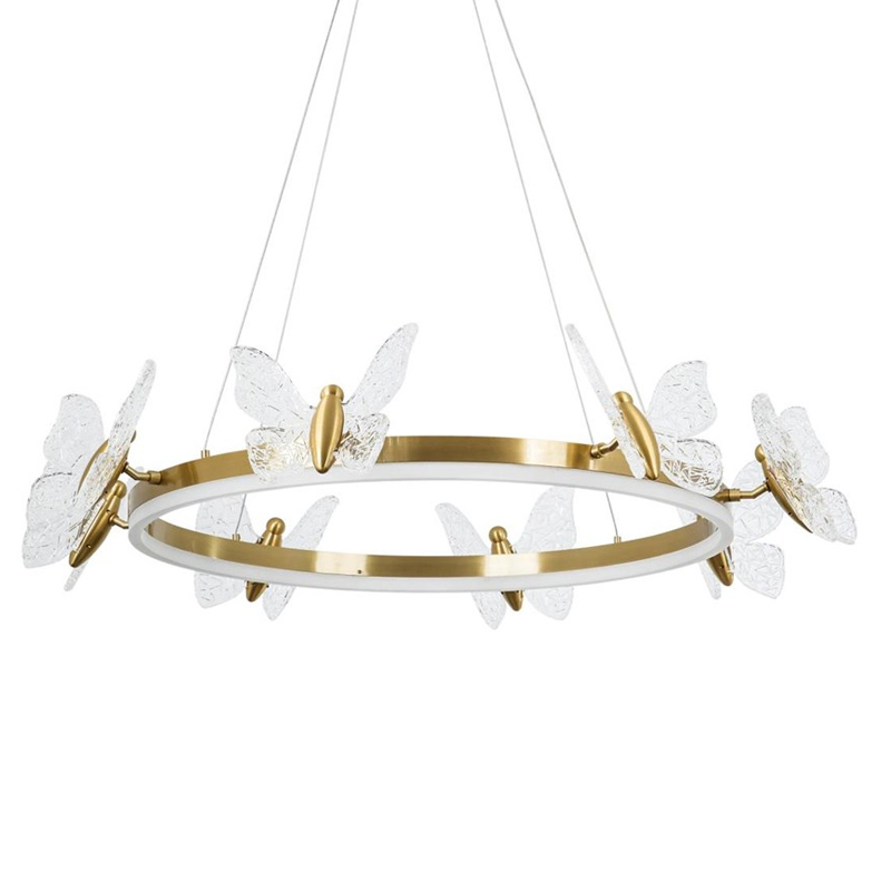 Люстра Ulysses Butterfly Enlarged Латунь Люстра Ulysses Butterfly Enlarged Латунь в Челябинске | Loft Concept