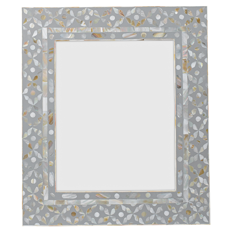Рама для фото Bone Inlay Pearl Gray L Перламутровый Серый Рама для фото Bone Inlay Pearl Gray L Перламутровый Серый в Челябинске | Loft Concept