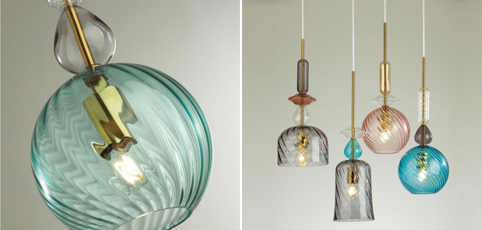 Подвесной Geometry Glass Бирюзовый Подвесной Geometry Glass Бирюзовый - Loft-Concept в Челябинске