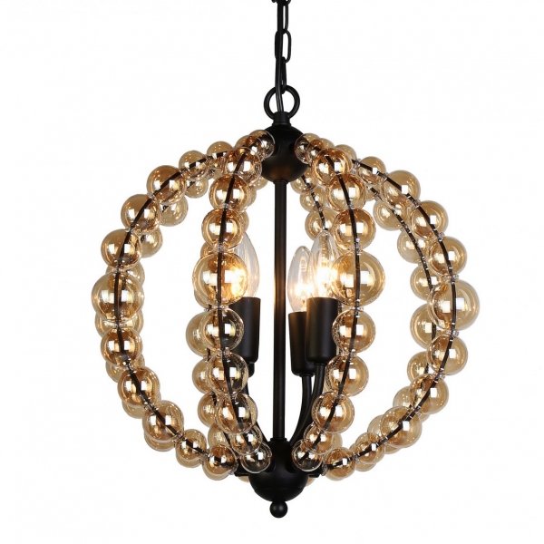 Люстра Amber Bamboo Pendant Черный Янтарь (Amber) Люстра Amber Bamboo Pendant Черный Янтарь (Amber) в Челябинске | Loft Concept