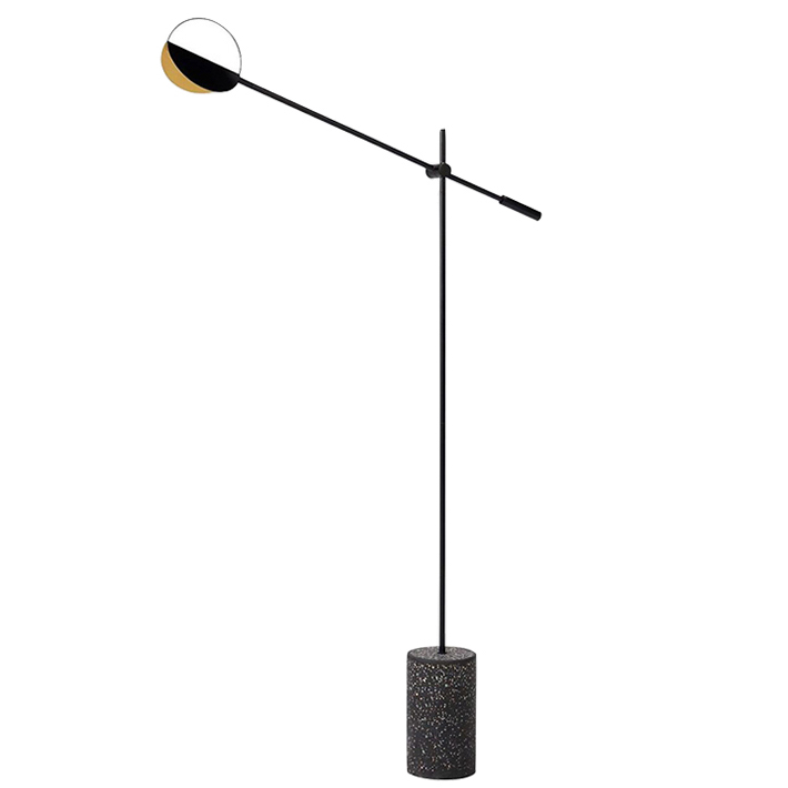 Торшер BOLIA LEAVES PENDANT black Черный Латунь Торшер BOLIA LEAVES PENDANT black Черный Латунь в Челябинске | Loft Concept