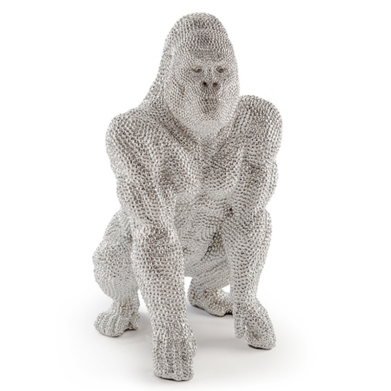Статуэтка Gorilla Silver Серебряный в Челябинске | Loft Concept 