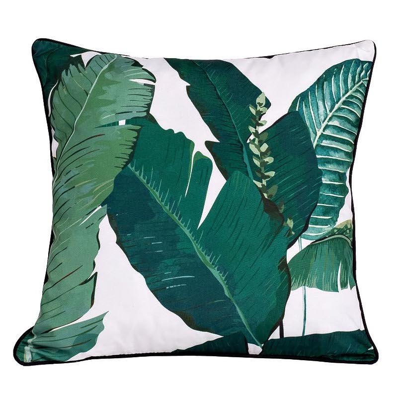 Подушка Tropical Leaves Зеленый Подушка Tropical Leaves Зеленый в Челябинске | Loft Concept