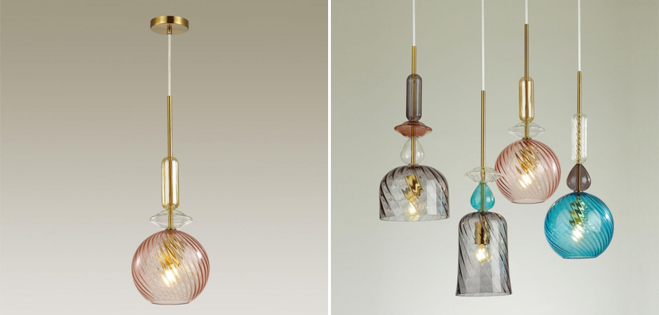 Подвесной Geometry Glass Розовый Подвесной Geometry Glass Розовый - Loft-Concept в Челябинске