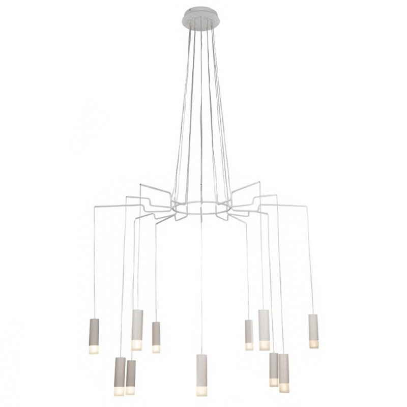 Wireflow LED White Suspension lam 12 патронов Белый Wireflow LED White Suspension lam 12 патронов Белый в Челябинске | Loft Concept
