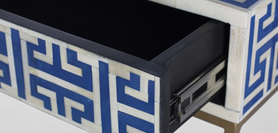 Консоль Insignia Bone Inlay Console 2 DRAWER - фото №1