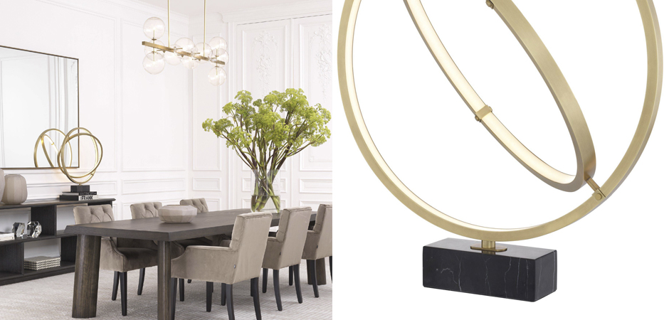 Настольная лампа Eichholtz Table Lamp Cassini Настольная лампа Eichholtz Table Lamp Cassini - Loft-Concept в Челябинске