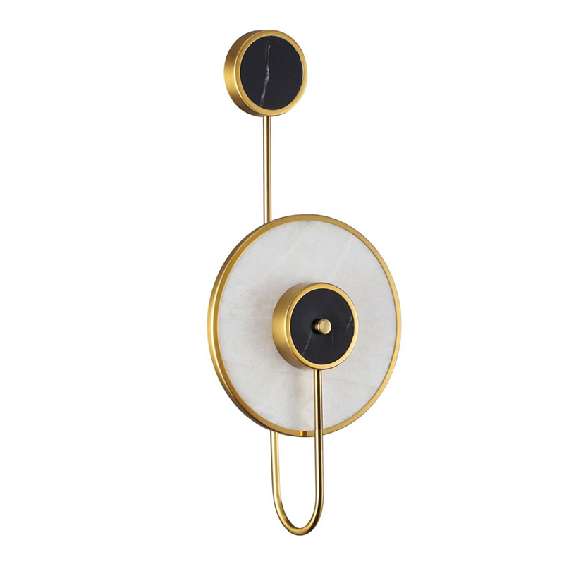 Бра Kaspar Wall lamp Черный Белый Золотой Бра Kaspar Wall lamp Черный Белый Золотой в Челябинске | Loft Concept