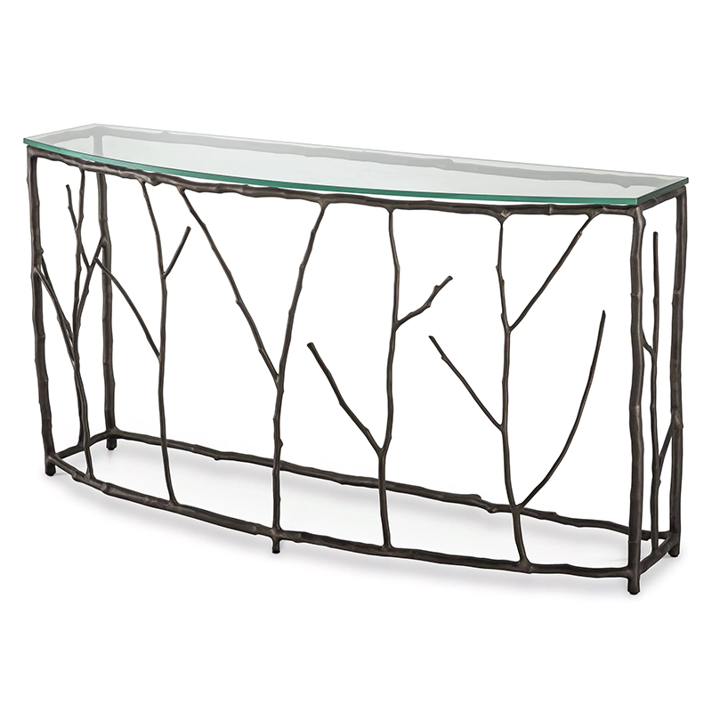 Консоль Eichholtz Console Table Antico L Прозрачное Стекло Темная бронза Консоль Eichholtz Console Table Antico L Прозрачное Стекло Темная бронза в Челябинске | Loft Concept