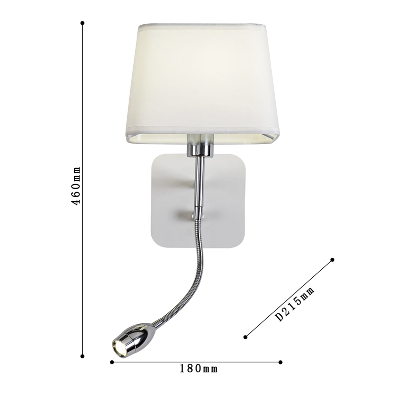 Бра с абажуром и гибким спотом Trumpet Lamp Бра с абажуром и гибким спотом Trumpet Lamp в Челябинске