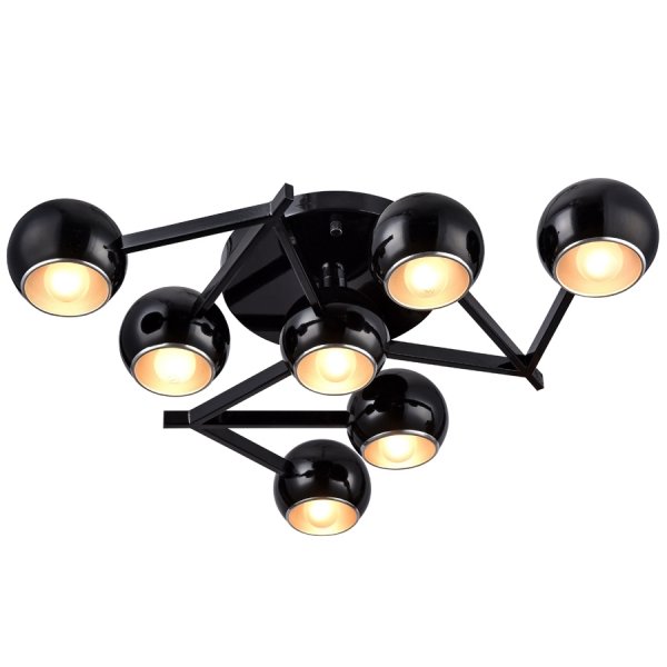 Потолочная люстра Galaxy Chandelier Black Черный Потолочная люстра Galaxy Chandelier Black Черный в Челябинске | Loft Concept