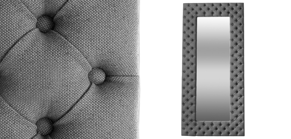 Зеркало Capitone Mirror Gray Зеркало Capitone Mirror Gray - Loft-Concept в Челябинске