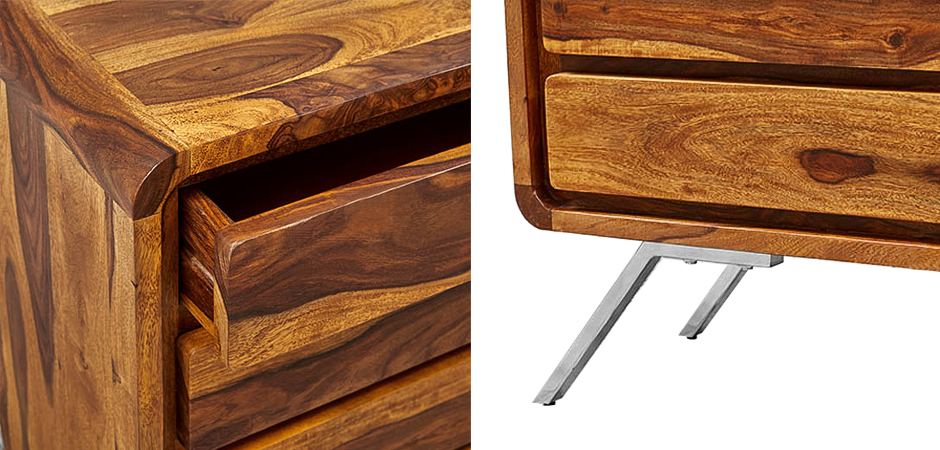 Комод деревянный на металлических ножках Liam Wood Commode Комод деревянный на металлических ножках Liam Wood Commode - Loft-Concept в Челябинске