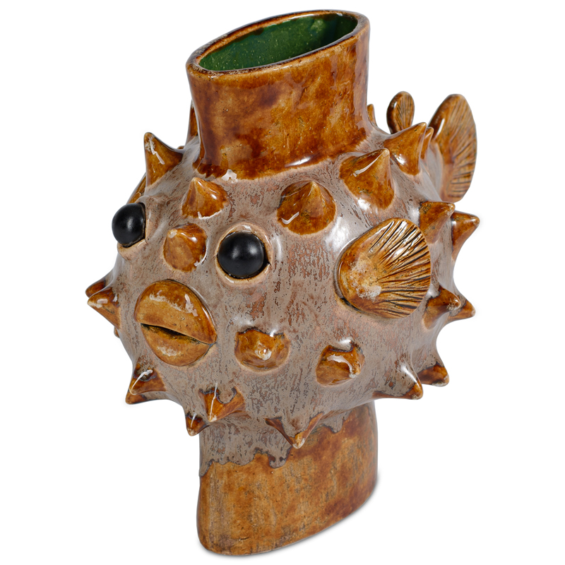 Ваза Puffer Fish Vase Карамель Ваза Puffer Fish Vase Карамель в Челябинске | Loft Concept