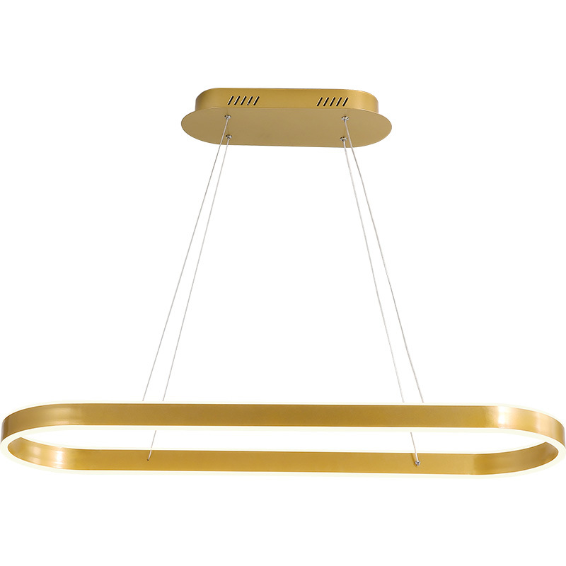 Люстра Ribbon Oval Chandelier Золотой Люстра Ribbon Oval Chandelier Золотой в Челябинске | Loft Concept